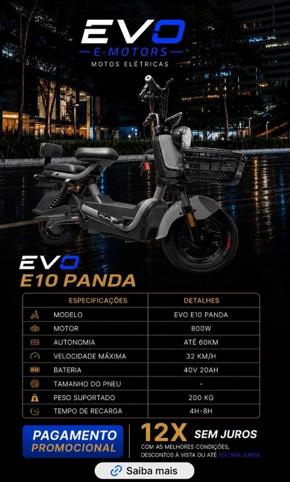 Foto de Scooter E10 Panda