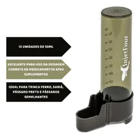 Miniatura de Bebedouro Âmbar Malha Larga 50ml