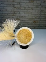 Miniatura de Ninho de Juta com Cisco de Sisal – Coleiro