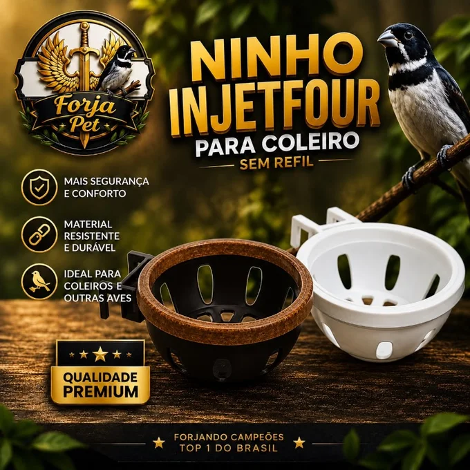 Foto de Ninho Injetfour Nº 2  - Coleiro e similares Só Armação