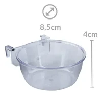 Miniatura de Banheira Redonda Suspensa Cristal Pássaros Injetfour 110ml