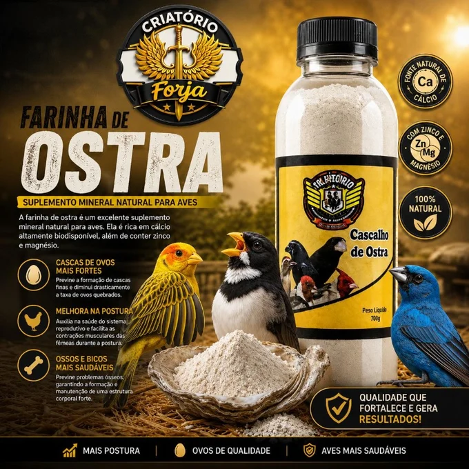 Foto de Cascalho de Ostra Fina 700g Tal Pássaro