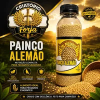 Miniatura de Painço Premium Alemão 350g Tal Pássaros Garrafa