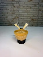 Miniatura de Ninho de Mexida em Sisal para Coleiro
