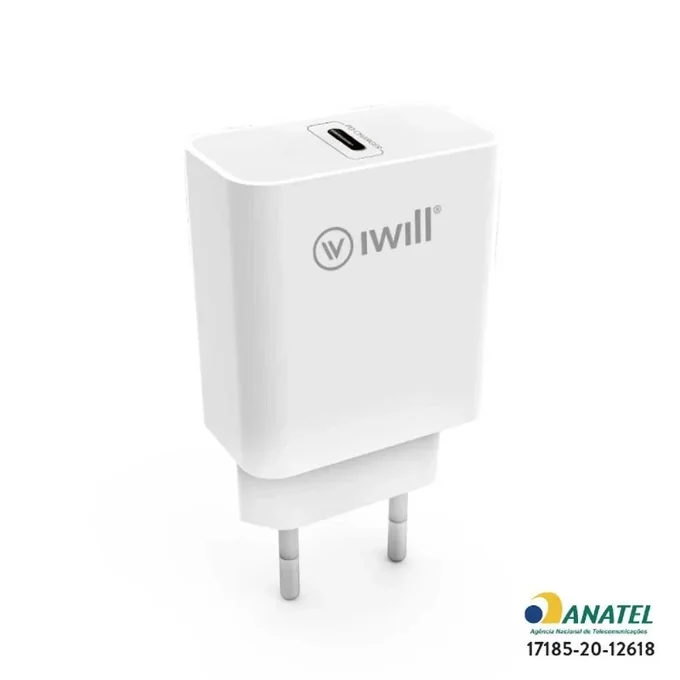Foto de Adaptador de parede GaN com 1 saída USB-C 33W