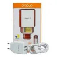 Miniatura de Carregador Rápido Ca28-2 A'gold 2 Usb Para Dispositivos ios