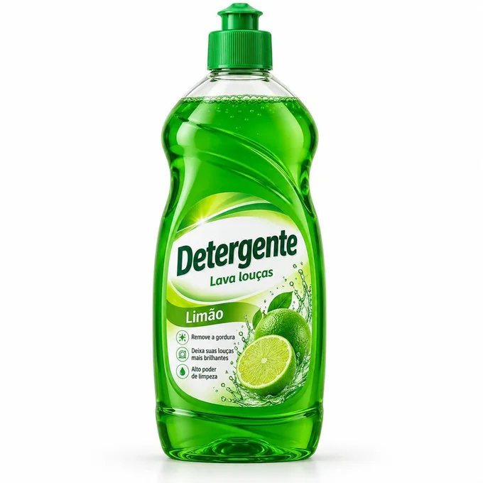 Foto de Detergente Lava Louças Limão 500 ml