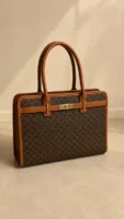 Miniatura de Bolsa tote em monograma