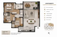 Miniatura de Apartamento 3 Quartos com Varanda Gourmet | Moema