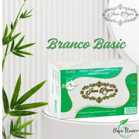 Foto de Papel Toalha Interfolhado | Branco Basic 500g