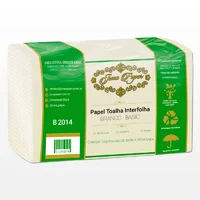 Miniatura de Papel Toalha Interfolhado | Branco Basic 1000FL