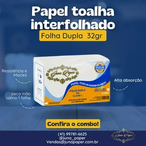 Foto de Papel Toalha Folha Dupla