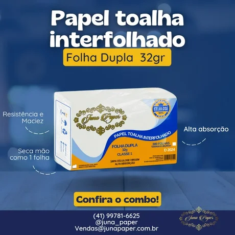 Foto de Papel Toalha Folha Dupla